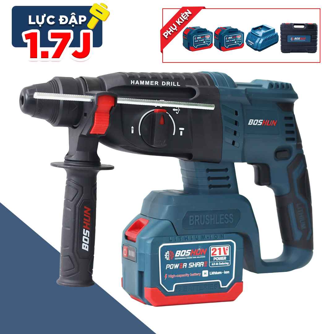 Máy đục bê tông Boshun BS-G2802H - Công suất lớn chuyên dụng công trình